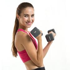 舒華運動健身器材環保浸塑啞鈴手鈴SH-34005  1KG